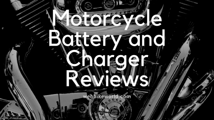 Motorcycle Battery and Charger Reviews
