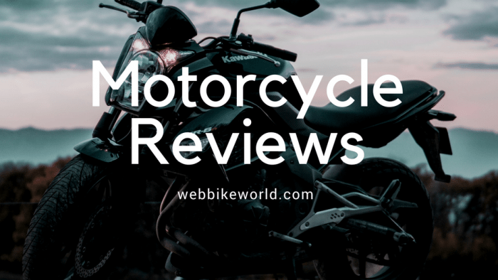 Motorcycle Reviews, Ride Reports and Ruminations