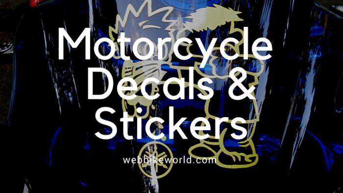 Motorcycle Decals & Stickers