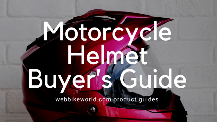 Motorcycle Helmet Buyers Guide