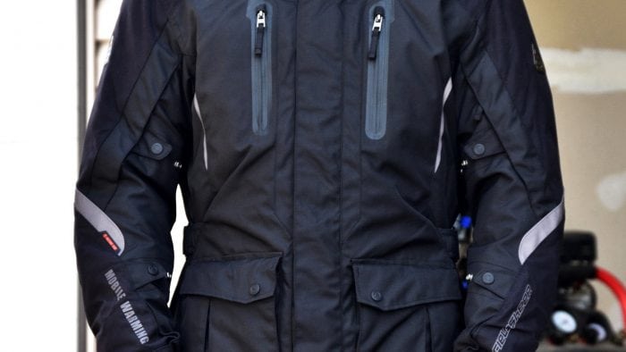 Fieldsheer Hydro Heat Textile Jacket Full Frontal View On Model