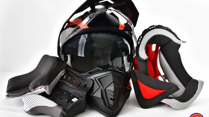 Vemar Kona Graphic Helmet Full Gear Set