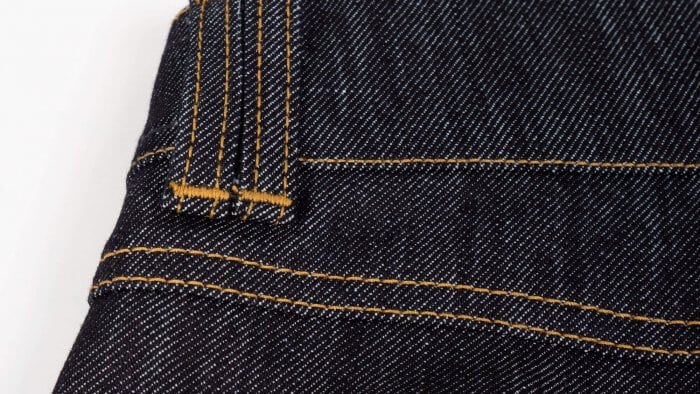 Trilobite 1860 Ton-Up Jeans Belt Loop Closup