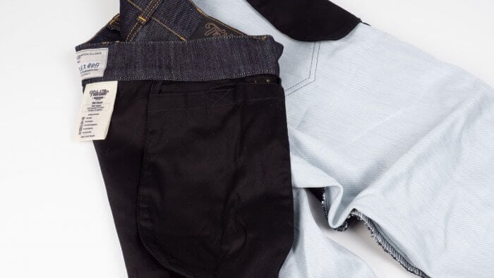 Trilobite 1860 Ton-Up Jeans Inside Out Pocket View