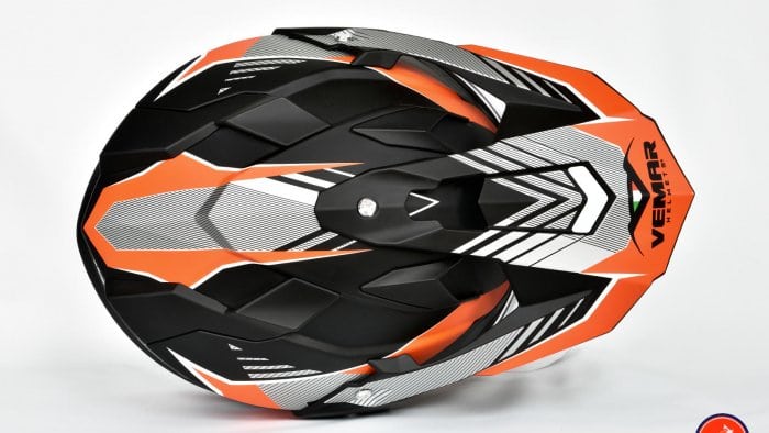 Vemar Kona Graphic Helmet Top View