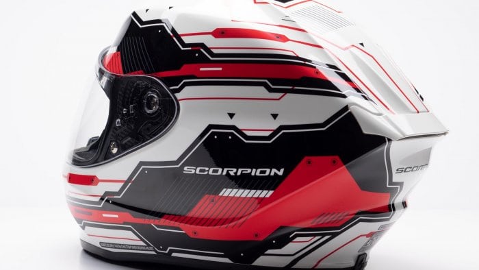 Scorpion EXO R420 Helmet Backside View