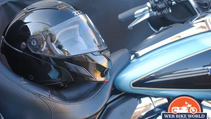 ZOX Brigade SVS Solid Helmet featured on Bike