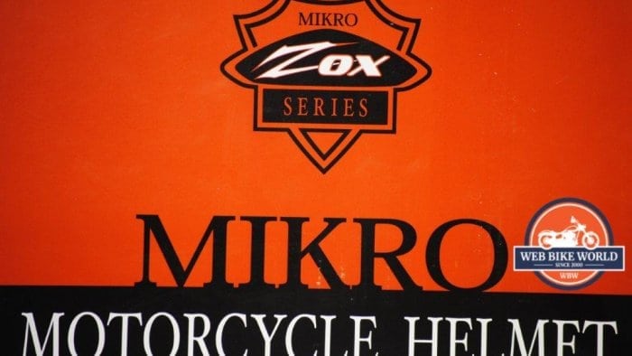 Mikro Motorcycle Helmet Logo