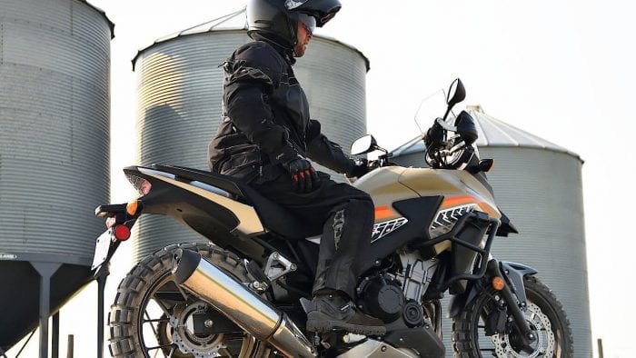 Me on my 2016 Honda CB500X.