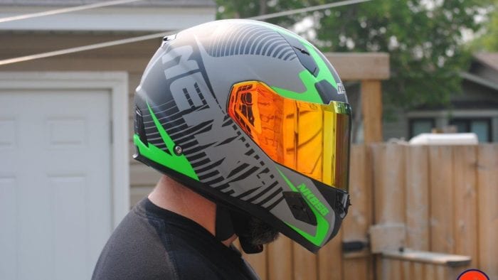 NENKI NK856 Helmet visor visibility