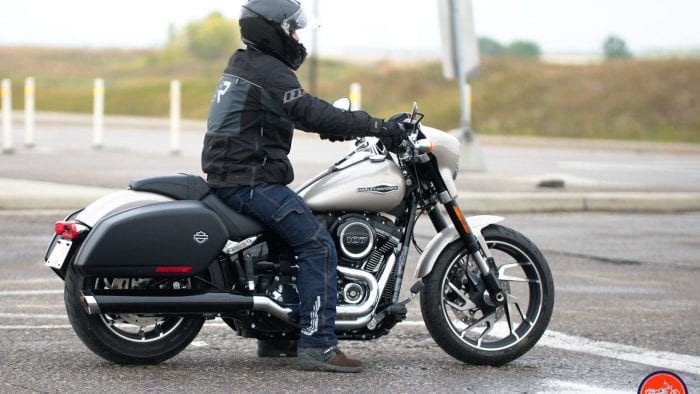 Me riding a 2018 Harley Davidson Sport Glide.
