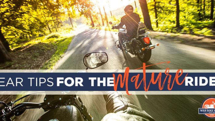Gear Tips for Mature Riders