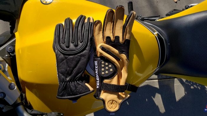 Velomacchi Speedway Leather Gauntlet Gloves