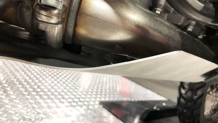 2019 KTM 790 Adventure R skid plate.