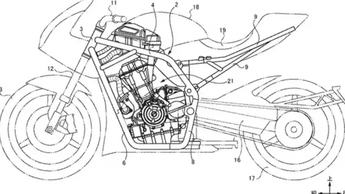 Suzuki twin-turbo motorcycle patent