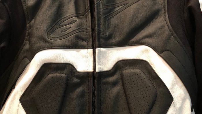 Alpinestars Core leather jacket chest