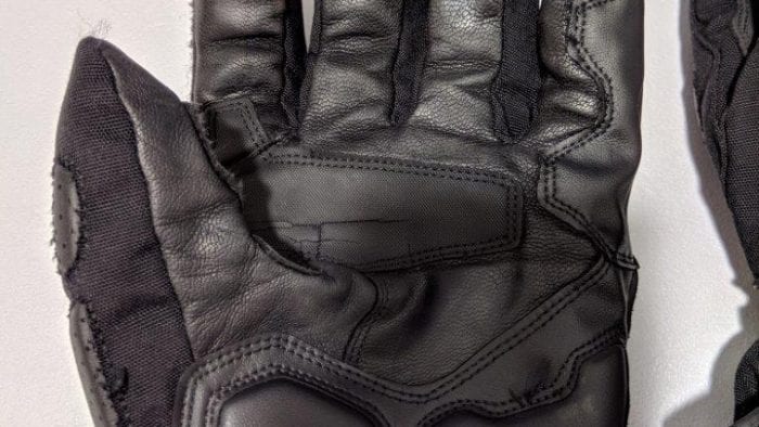 Alpinestars Apex Drystar Gloves palm made with goatskin leather