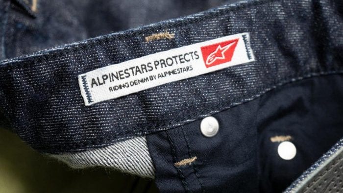 Alpinestars Copper Out Denim Pants inner logo tag