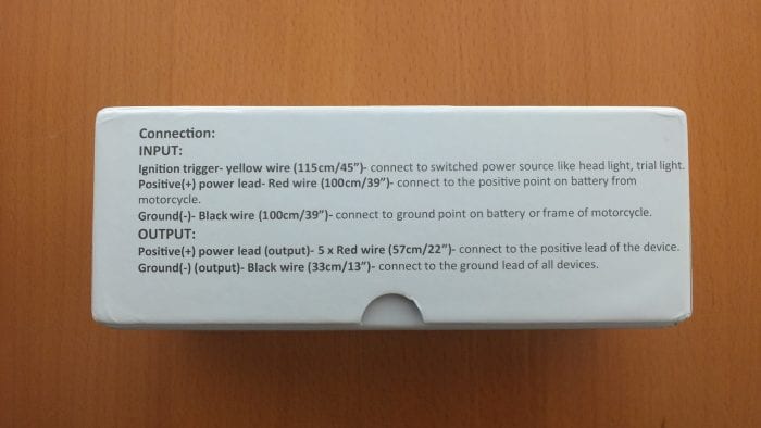 NNOVV Power Hub 2 installation instructions on box