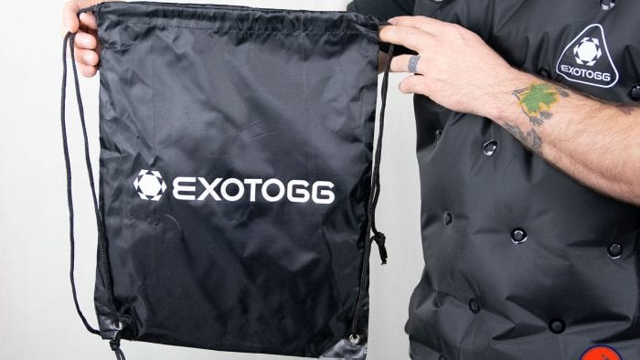 Storage bag for the Exotogg Thermal Vest.