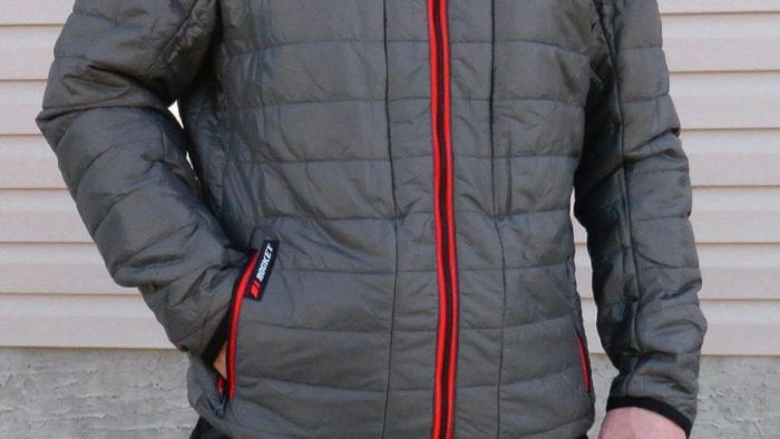Me wearing the Joe Rocket Canada Ballistic 14 jacket thermal layer.