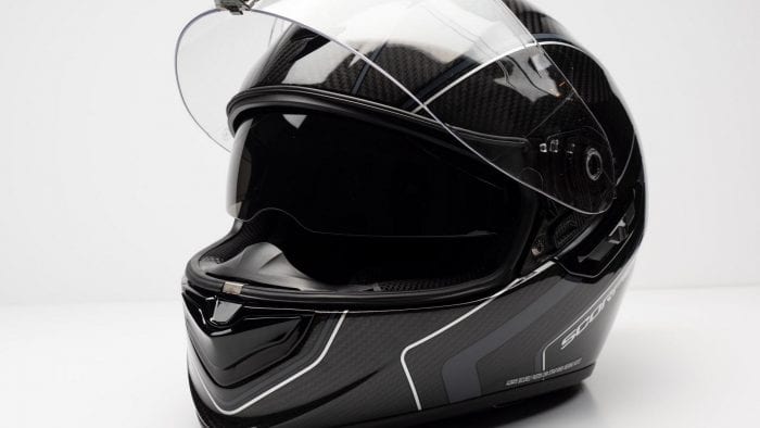 Scorpion EXO-ST1400 Carbon Helmet visor up