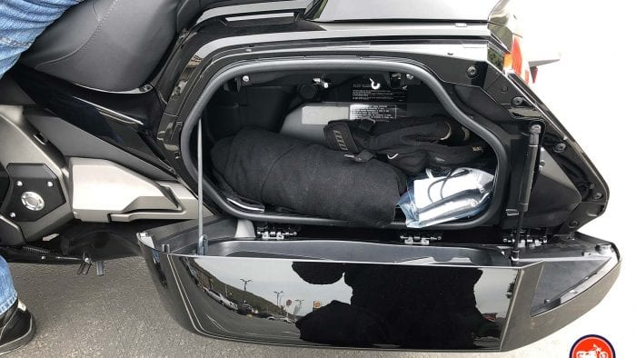 Honda Gold Wing DCT saddle bags.