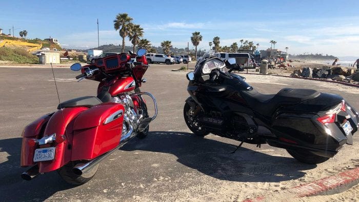 Honda Gold Wing DCT and Indian Chieftain ltd