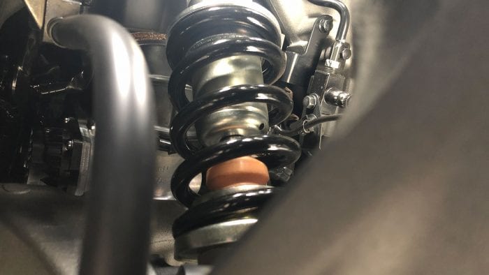 Honda Gold Wing front suspension.