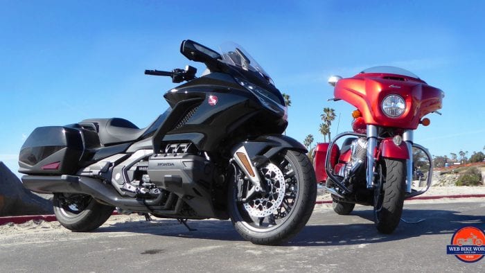 Honda Gold Wing DCT and Indian Chieftain Limited.