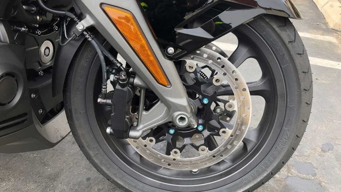 Honda Gold Wing front suspension.