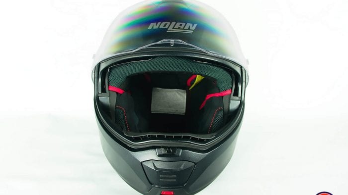 Nolan N100-5 helmet with N-Com B901L installed.