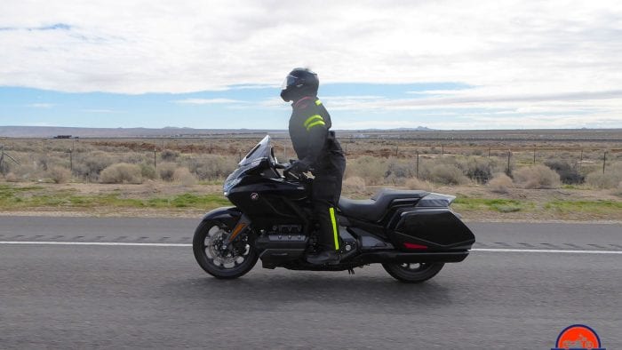 Me riding a 2019 Honda Gold Wing DCT wearing a Nolan N100-5 helmet with N-Com B901L installed.