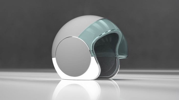 Jeo Doucet's Sotera motorcycle helmet