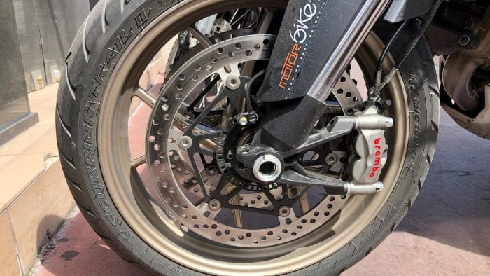 2019 Ducati Multistrada 1260S front wheel.