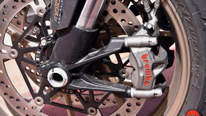 2019 Ducati Multistrada 1260S front brakes.