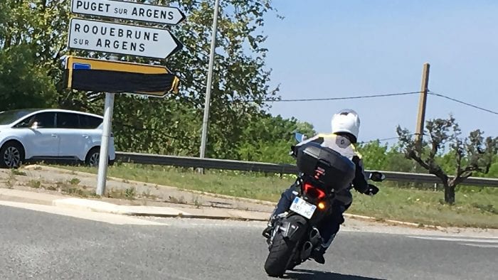 2019 Ducati Multistrada 1260S cornering.