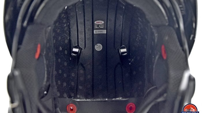 Bell SRT Helmet exhaust ports.