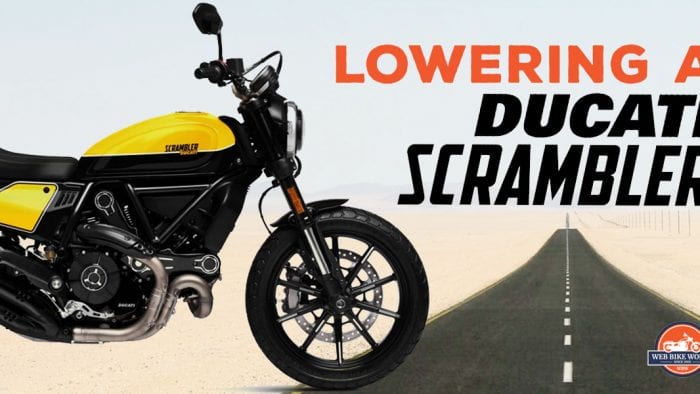Lowering a Ducati Scrambler