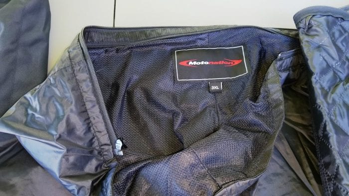 Phantom Textile Adventure Pants rain liner with mesh-wicking interior