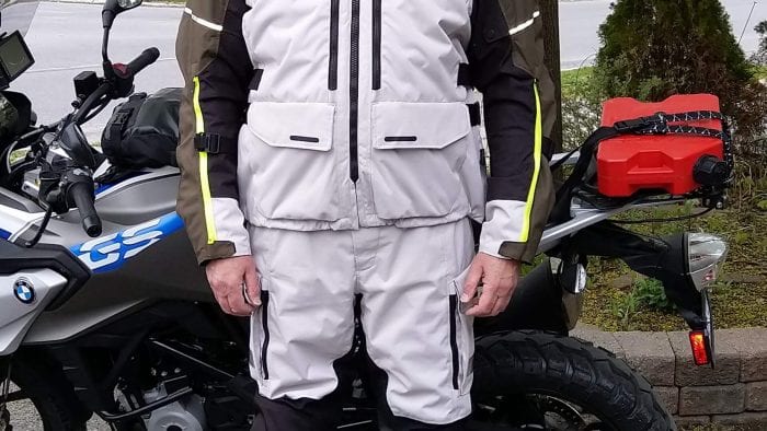REV’IT! Offtrack Adventure Pants worn with Offtrack Adventure Jacket full view by Bruce Cole