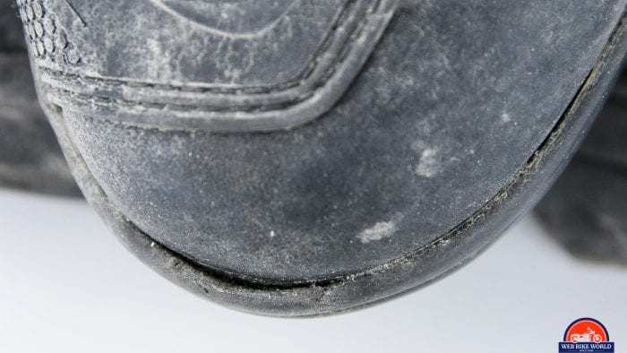 Damaged toe on Sidi Gavia Goretex boot.