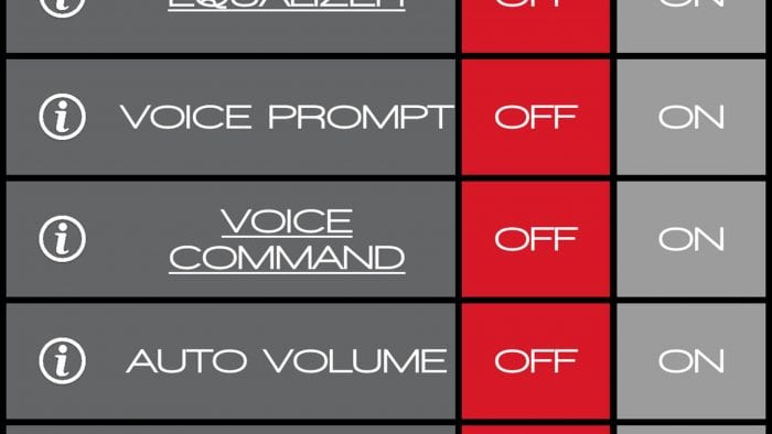 CLEARLink App, Adjust Noise Cancellation Profile, Sequence 1 of 3, Selection