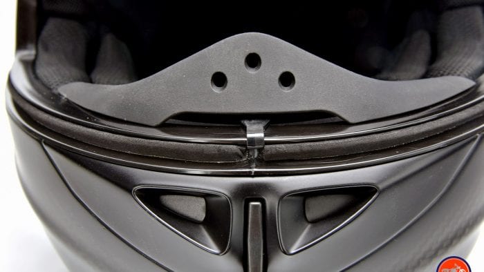 Klim K1R helmet breath guard.