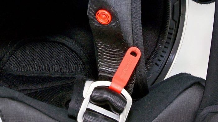 Klim K1R helmet chinstrap.