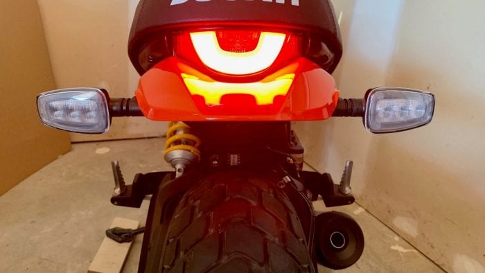 2019 Ducati Scrambler Icon rear LED light