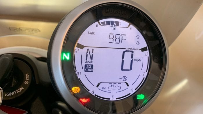 2019 Ducati Scrambler Icon LED dash