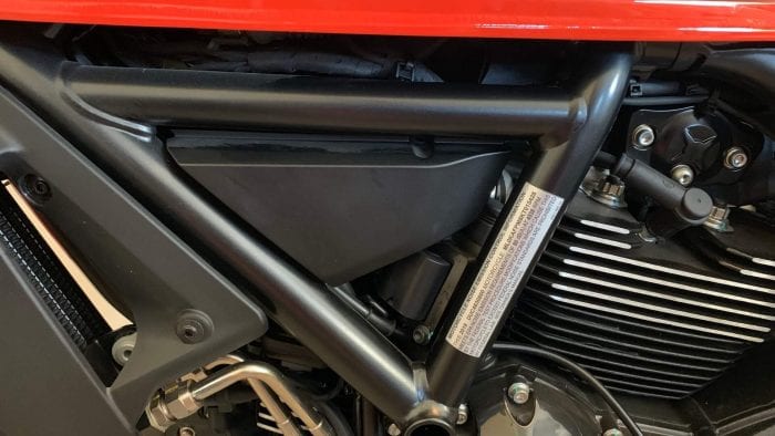 2019 Ducati Scrambler Icon black trellis frame