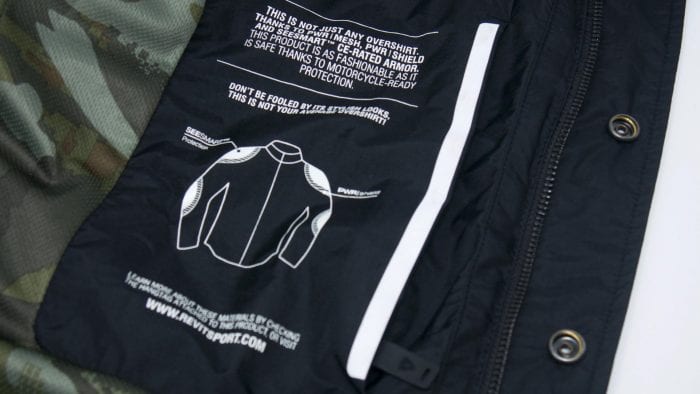 REV'IT! Tracer Air Overshirt PWR|Mesh label