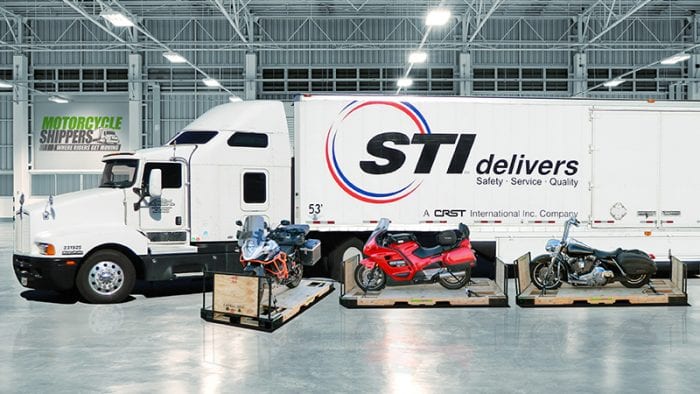 AMA motorcycle shippers